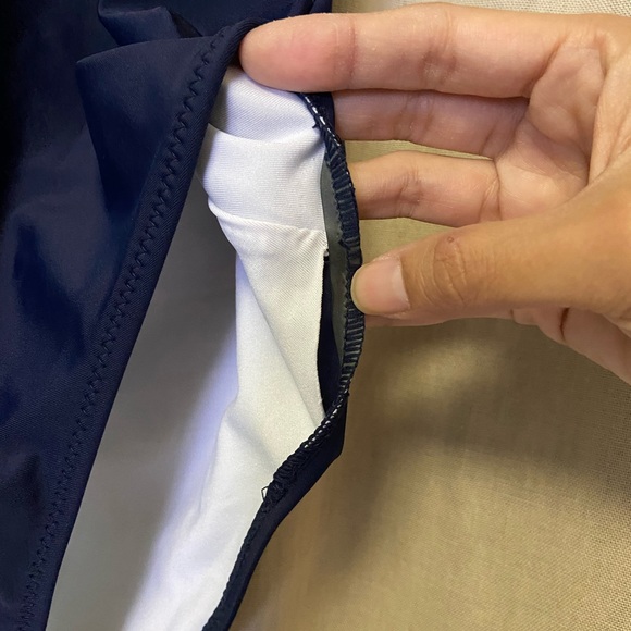 Cupshe Triple Color Block V-neck One Piece Swimsuit Cross Back Size Small - Picture 8 of 11